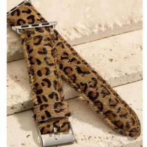 Genuine Leather Animal Print Apple Watch Band